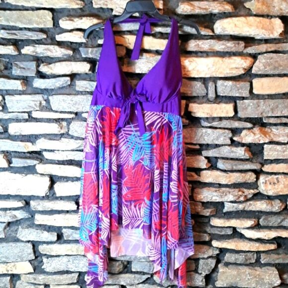 NWOT beach bathing suit top cover up - Picture 1 of 8